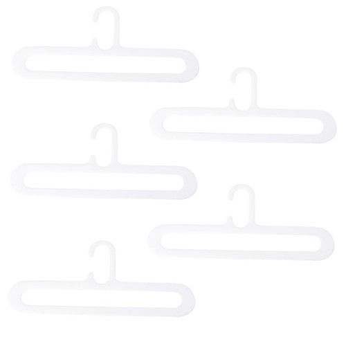 CAXUSD 5pcs Clothes Rack Storage Hook Hanger Clothing Shelf Windproof Clothes Hanger Wall Clothes Rack Space Saving Plastic Hooks for Hanging Storage Clothes Hook Wall Hanging White Pants