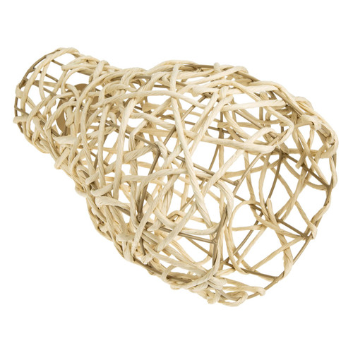 DOITOOL Paper Rope Lampshade Rattan Light Cover Pendant Light Covers Decorative Pendant Light Shades Chandelier Shades Festival Light Cover Ceiling Chandelier Lamp Chimney Asia Seaweed