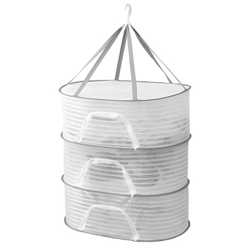 Alipis Clothes Drying Rack Vegetables Clothes Hanger Hanging Drying Net Vegetable Drying Net Vegetable Hanging Dryer Vegetable Drying Rack Socks Drying Medium White Drying Line Steel Wire