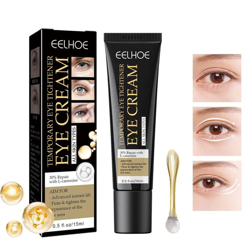 GDSAFS Eelhoe Instant Firming Eye Cream, Temporary Eye Tightener Eye Cream, Collagen Boost Anti Aging Eye Cream, Reducing Fine Lines, Wrinkles, Dark Circles (1pcs) GDSAFS Eelhoe Instant Firming Eye Cream, Temporary Eye Tightener Eye Cream, Collagen Boost Anti Aging Eye Cream, Reducing Fine Lines, Wrinkles, Dark Circles (1pcs)