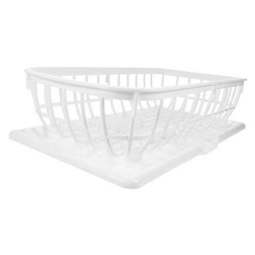 BESTOYARD dinnerware flatware clothes drying rack storage shelf sink drying rack storage shelves tableware draining holder dish dry rack dish draining rack white dishes Organizer plastic