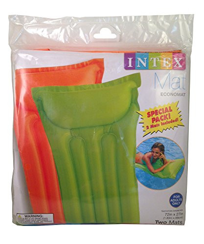 Intex Mat Economat 2 Pack Pool Float Raft 5970bl