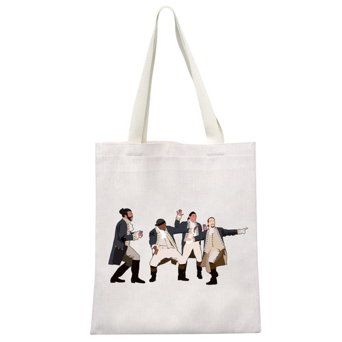 GJTIM Hamlton Gift Broadway Musical Theatre Makeup Bag Accessory Zipper Pouch for Fans (Hamilton Musical Tote)