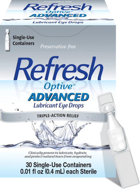 Refresh Optive Adv Pf Eye Size 30ct Refresh Optive Advanced Preservative Free Eye Drops