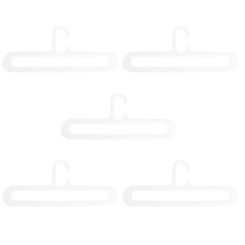 Hohopeti 5Pcs Clothes Rack Storage Hook Hanger Hangers for Pants Plastic Clothes Hanger Pants Hangers Coat Hanger Trouser Hangers Space Saving Clothes Hangers Anti-Slip Hangers Coat Hooks
