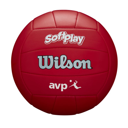 WILSON AVP Soft Play Volleyball - Official Size, Red WILSON AVP Soft Play Volleyball - Official Size, Red
