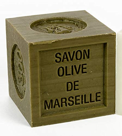 Olive oil soap France - Authentic Savon de Marseille soap bar - Cube of 300 g french olive oil soap - La Licorne Olive oil soap France - Authentic Savon de Marseille soap bar - Cube of 300 g french olive oil soap - La Licorne