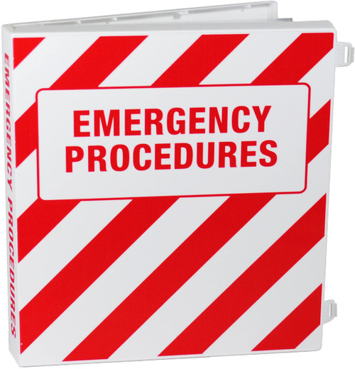 UniKeep Emergency Procedures Binder - 1.5 Inch Spine - with Metal D-Rings