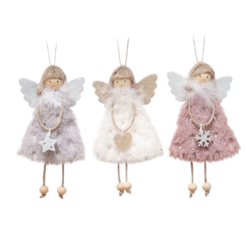 Christmas Angel Girl Ornaments, Cute Angel Plush Doll Christmas Hanging Decorations Fairy Angel Doll Pendant Christmas Tree Hanging Decoration Xmas Gifts for Christmas Holiday Party Christmas Angel Girl Ornaments, Cute Angel Plush Doll Christmas Hanging Decorations Fairy Angel Doll Pendant Christmas Tree Hanging Decoration Xmas Gifts for Christmas Holiday Party