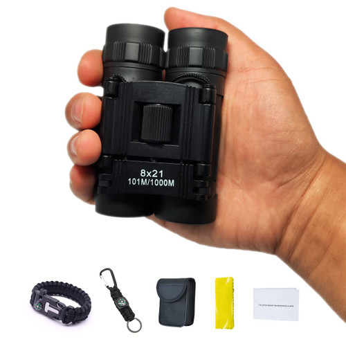 Mstar 8x21 Compact Binoculars,Small Binocular,Folding Binoculars,Lightweight Binoculars,Mini Binoculars,Pocket Binoculars,Portable Binoculars for Bird Watching,Hunting