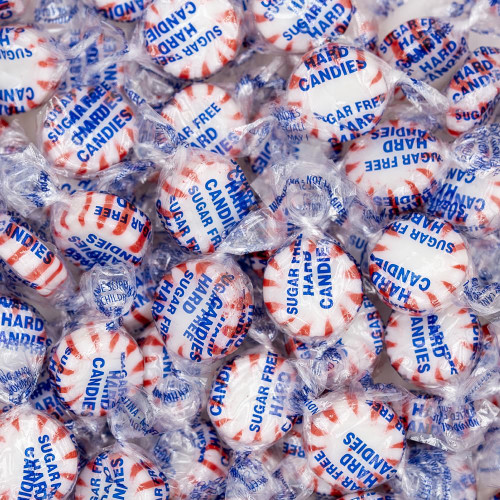 Funtasty Sugar-Free Peppermint Starlight Hard Candy, Individually Wrapped, 1 Pound Pack