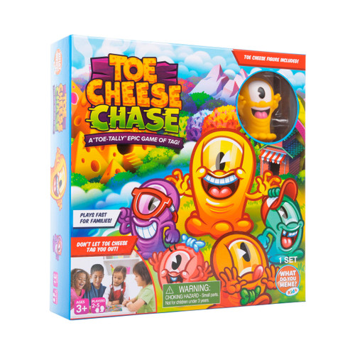 WHAT DO YOU MEME? Toe Cheese Chase - The Silly Board Game for Family Game Night