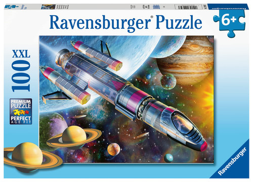 Ravensburger Mission in Space 100 Piece Jigsaw Puzzle for Kids -12939 - Every Piece is Unique, Pieces Fit Together Perfectly Ravensburger Mission in Space 100 Piece Jigsaw Puzzle for Kids -12939 - Every Piece is Unique, Pieces Fit Together Perfectly