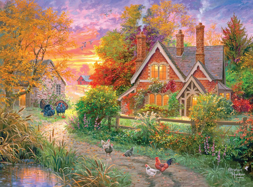 Warmth of Home 300 Piece Abraham Hunter Jigsaw Puzzle