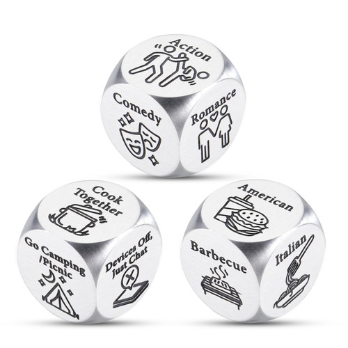 Date Night Ideas Gifts for Boyfriend Girlfriend Couples Date Night Dice Games Movie Food Dice 1 Year 11th Anniversary for Him Her Husband Wife Valentines Day Birthday Gifts Christmas Stocking Stuffer Date Night Ideas Gifts for Boyfriend Girlfriend Couples Date Night Dice Games Movie Food Dice 1 Year 11th Anniversary for Him Her Husband Wife Valentines Day Birthday Gifts Christmas Stocking Stuffer