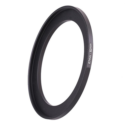 67mm Lens to 82mm Camera Lens Adapter,67mm to 82mm Filter Step up Ring Adapter Ring,Compatible with All 82mm UV,CPL,ND,Lens Hood,Threaded Lens ect.