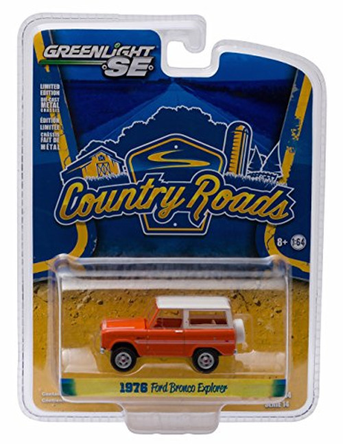 1976 FORD BRONCO EXPLORER * Country Roads Series 14 * 2016 Greenlight Collectibles 1:64 Scale Die-Cast Vehicle 1976 FORD BRONCO EXPLORER * Country Roads Series 14 * 2016 Greenlight Collectibles 1:64 Scale Die-Cast Vehicle