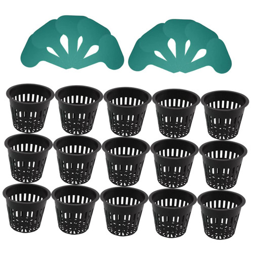BESTOYARD 1 Set Flower Pot Plastic net Cup Heavy Duty net pots hydroponic Basket planters for Indoor Plants Flower pots for Indoor Plants Orchid pots with Holes Plant Supplies Flowerpot
