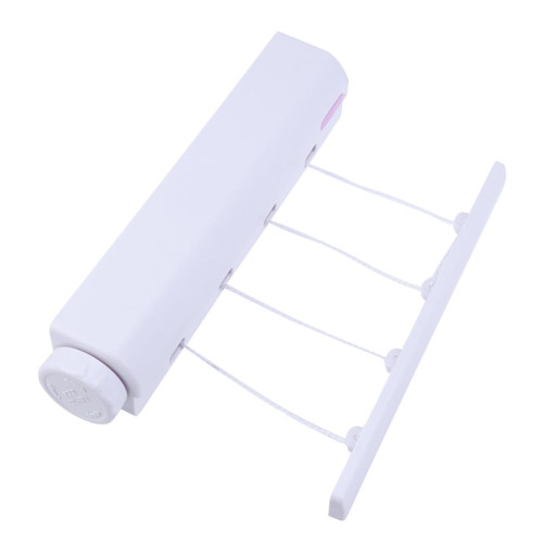 Artibetter Clothes line Indoor Telescopic Retractable Retractable Laundry line Automatic Clothes Dryer Retractable Clothes line with Hook Drying net Indoor Retractable Clothesline Towel Rack