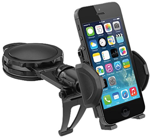 Macally Dashboard Car Phone Holder Mount with Super Strong Dash Suction Cup for iPhone XS XS Max XR X 8 Plus 7 7 Plus 6s Plus 6s 6 5S 5 SE Samsung Galaxy S9 S9+ S8 Plus S8 Edge S7 S6 Note etc (DMOUNT)