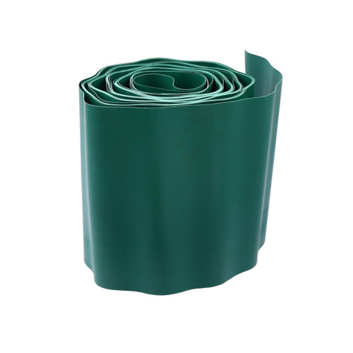 Happyyami 1 Roll Plastic Fence Panels Plastic Garden Plastic Decorative Garden Border no dig Border Edging Interlocking Edging Landscape Edging Coil Flower Bed Insert into The Ground