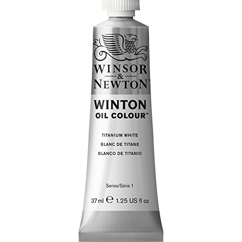 Winsor & Newton Winton Oil Colour Paint, 37ml tube, Titanium White