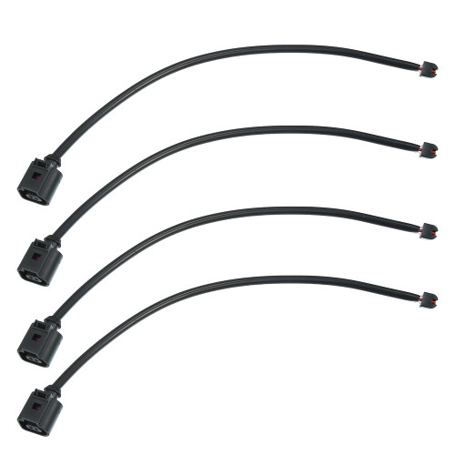 X AUTOHAUX 4pcs 7P0907637 Car Front Disc Brake Pad Wear Sensor Brake Pad Wear Indicators for Volkswagen Touareg 2011-2016