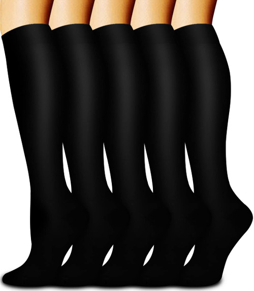 Bluemaple Copper Compression Socks Women & Men Circulation - Best for Running,Nursing,Hiking,Flight&Travel Socks