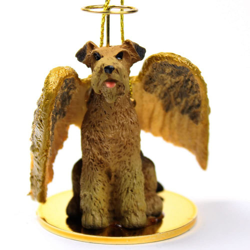 Conversation Concepts Airedale Terrier Angel Dog Ornament Conversation Concepts Airedale Terrier Angel Dog Ornament