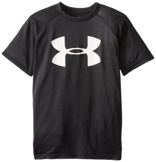 Under Armour Boys' Tech Big Logo T-Shirt, Black /White, Youth X-Small Under Armour Boys' Tech Big Logo T-Shirt, Black /White, Youth X-Small