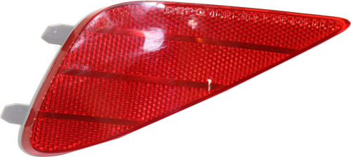 Evan-Fischer Rear Bumper Reflector Compatible with 2011-2015 Hyundai Sonata (11-15, Hybrid) Models - CAPA, Driver Side