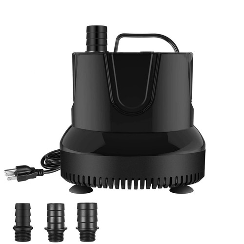 Simple Deluxe 45W 660GPH Submersible Water Pump for Pond Aquarium Hydroponics Fish Tank Fountain Waterfall
