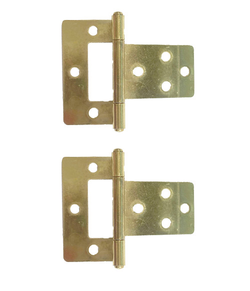 Melody Jane Dolls Houses Dollhouse Brass 10mm Cranked Hinges Miniature DIY Hardware Fixtures & Fittings