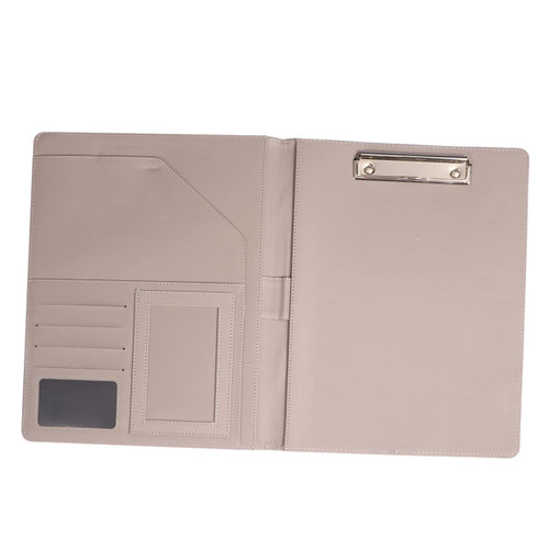 NUOBESTY 1pc Leather Folder clipboard Document Folder Portable File Folder Calculator Document Folder Business Presentation Folder Business Briefcase Portfolio Folder Major a4 Folder Folder