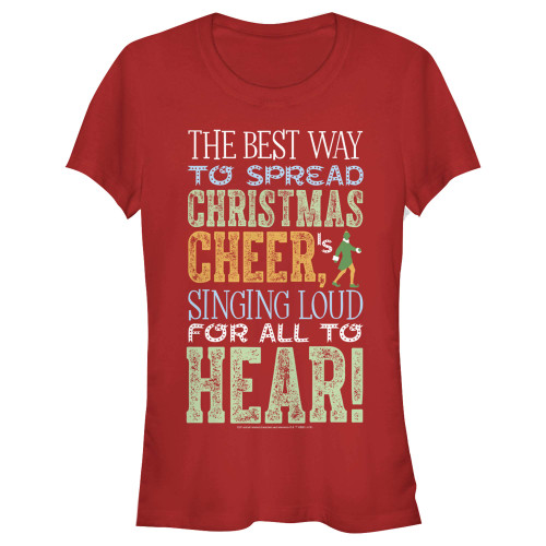 Warner Bros Women's Juniors Crew Tee, Red, XX-Large