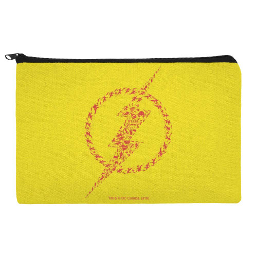 GRAPHICS & MORE The Flash Flash Icons Logo Pencil Pen Organizer Zipper Pouch Case