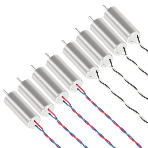 JUZITAO 8PCS 615 Coreless Motor 6x15mm Motor 4CW 4CCW Coreless Brushed Motors with JST-1.25 Connector for DIY Micro Quadcopter RC Drone