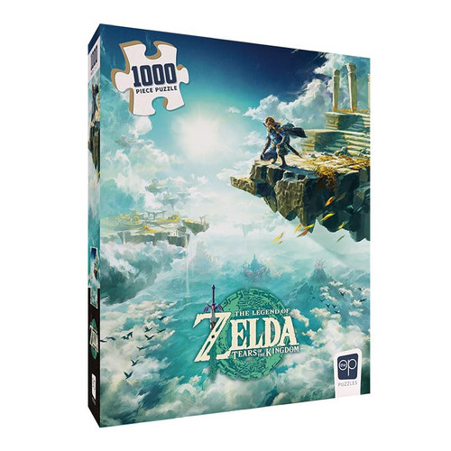 The Legend of Zelda Tears of The Kingdom 1000 Piece Jigsaw Puzzle | Collectible Puzzle Featuring Link from The Legend of Zelda Video Game | Officially Licensed Nintendo Merchandise