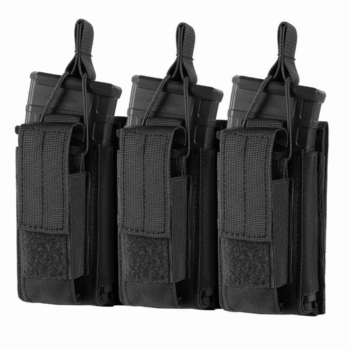 FRTKK Molle Mag Pouch, Open Top Single/Double/Triple Magazine Pouch Holder Carrier for M4 M16 AK AR Glock M1911 92F 9mm FRTKK Molle Mag Pouch, Open Top Single/Double/Triple Magazine Pouch Holder Carrier for M4 M16 AK AR Glock M1911 92F 9mm
