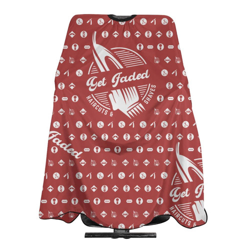 Professional Barber Cape for Men, Vintage Red Barbershop Get Faded Hair Stylist Salon Haircut Capes, Barber Hairdressing Apron for Home Salon Barbershop Professional Barber Cape for Men, Vintage Red Barbershop Get Faded Hair Stylist Salon Haircut Capes, Barber Hairdressing Apron for Home Salon Barbershop