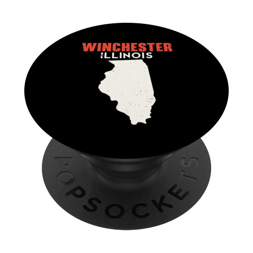 Winchester Illinois USA State America Travel Illinoisan PopSockets Swappable PopGrip
