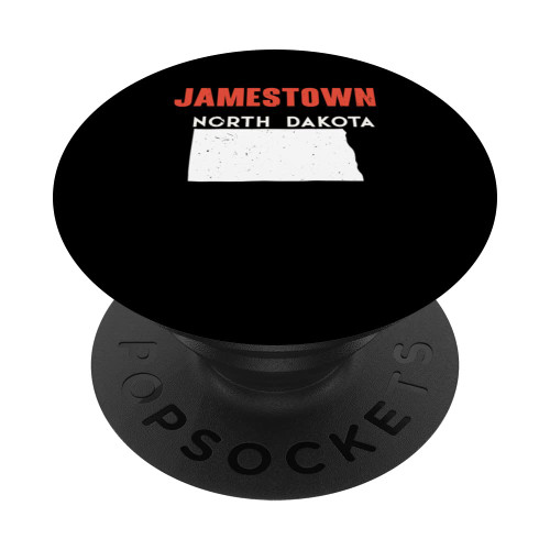 Jamestown North Dakota USA State America Travel PopSockets Swappable PopGrip