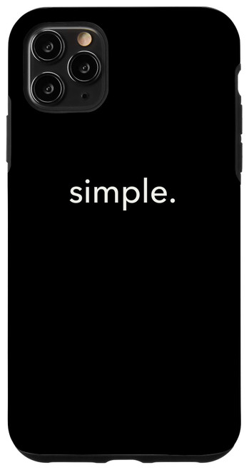 iPhone 11 Pro Max Minimalistic simple. Minimal Case