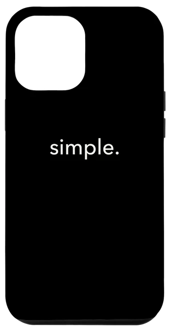 iPhone 12 Pro Max Minimalistic simple. Minimal Case