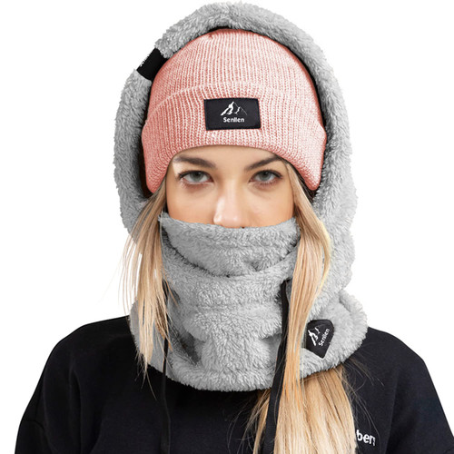 Senllen Balaclava Cold Weather Fleece Windproof Ski Mask Winter Breathable Thermal Face Mask Neck Warmer Scarf Helmet Hood for Men/Women Grey Senllen Balaclava Cold Weather Fleece Windproof Ski Mask Winter Breathable Thermal Face Mask Neck Warmer Scarf Helmet Hood for Men/Women Grey