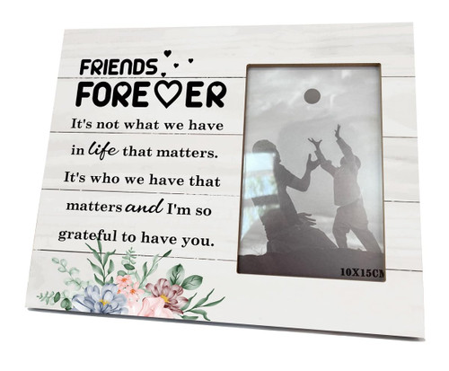EDCTO Friend Gift, 8X10 Inch Rustic Wooden Picture Frame, Friendship Photo Frame for Gifting, Friend Quote Picture Frame, Best Friend Photo Gift, BFF Birthday Gift, I'm So Grateful to Have You EDCTO Friend Gift, 8X10 Inch Rustic Wooden Picture Frame, Friendship Photo Frame for Gifting, Friend Quote Picture Frame, Best Friend Photo Gift, BFF Birthday Gift, I'm So Grateful to Have You