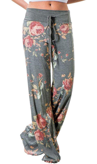 iniber Women's Comfy Casual Lounge Pants Wide Leg Stretch Drawstring Pajamas Palazzo with Laundry Bag iniber Women's Comfy Casual Lounge Pants Wide Leg Stretch Drawstring Pajamas Palazzo with Laundry Bag