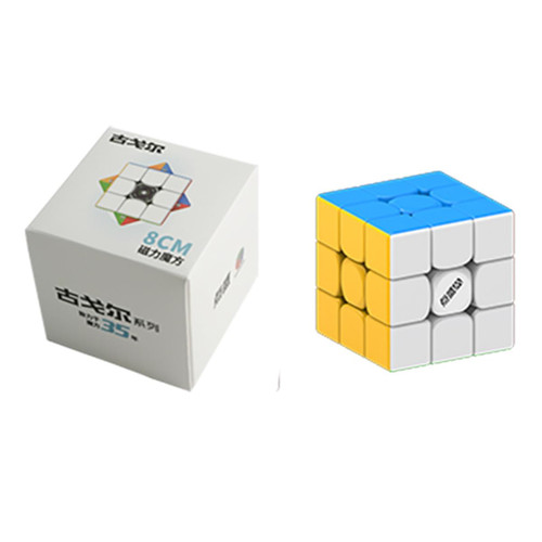 FUNNXYZ Diansheng Big Cube 3x3x3 Speed Cube 8cm/3.15in Stickerless 3x3 Giant Cube Puzzle Cube 3x3 for Kids Adults