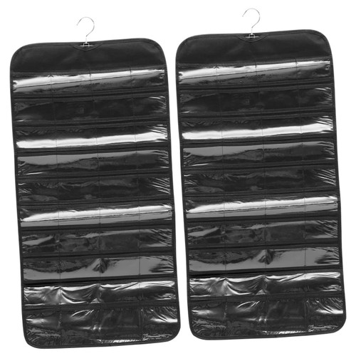 Cabilock 2pcs Jewelry Jewellery Pouch earring holder organizer jewelry chain organizer kids sunglasses organizer storage jewelry organizing bag hanging child storage rack non-woven fabric