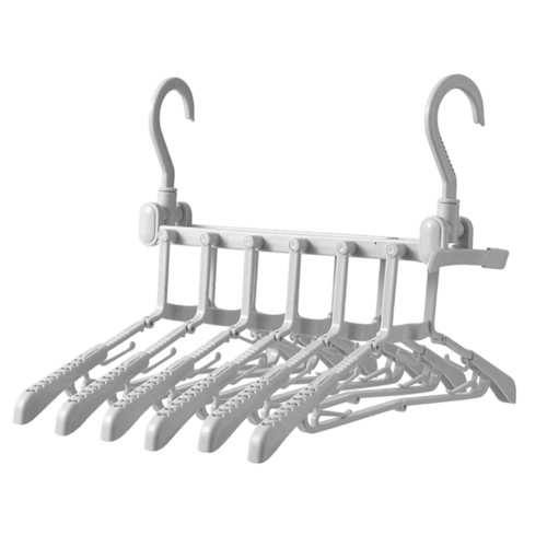 FONDOTIN 1PC Plastic Clothes Hanger Collapsible Laundry Drying Rack Plastic Hangers Collapsible Drying Rack for Clothes Pants Hangers Collapsible Hangers fexible Hanger Pants Rack Foldable